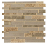 Champagne Bevel Toast 12 in. x 12 in. Textured Multi-Surface Mosaic Tile by MSI (1 sq. ft./Each)